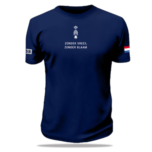 MARECHAUSSEE - Premium T-shirt (blauw)