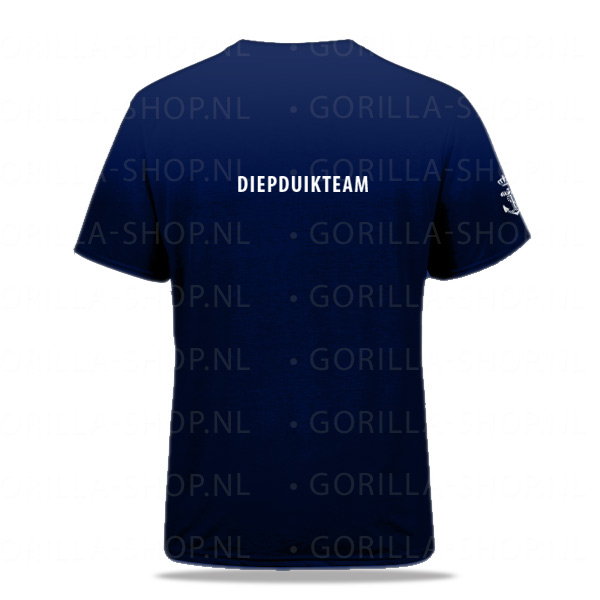 Marine - Defensie Duikgroep t-shirt (Navy Blue) - Afbeelding 2