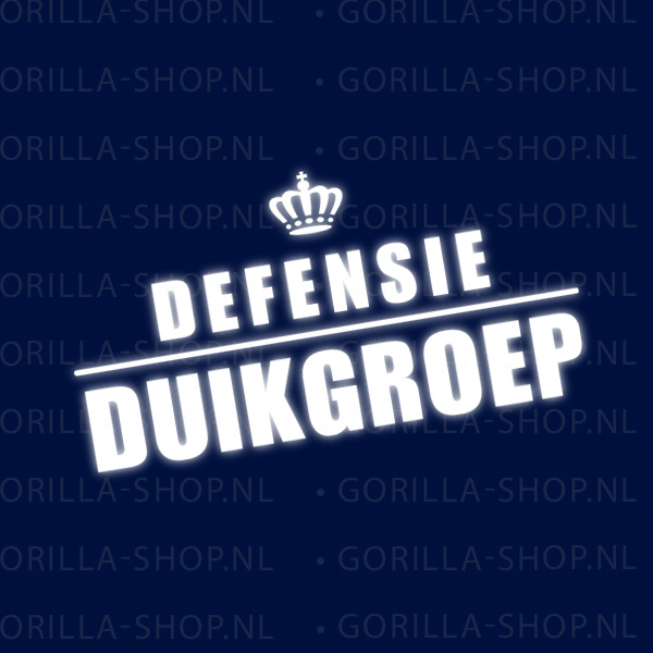 Marine - Defensie Duikgroep t-shirt (Navy Blue) - Afbeelding 5