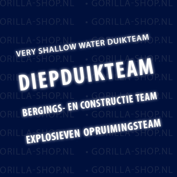 Marine - Defensie Duikgroep t-shirt (Navy Blue) - Afbeelding 4