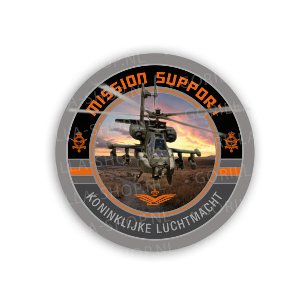 Mission Support KLU- sticker