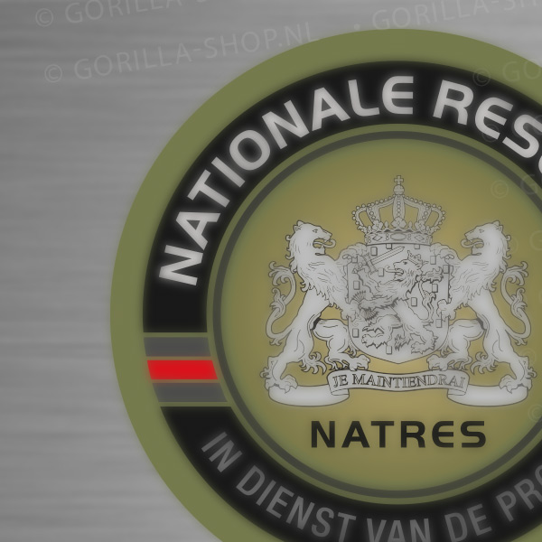 NATRES- sticker - Afbeelding 2