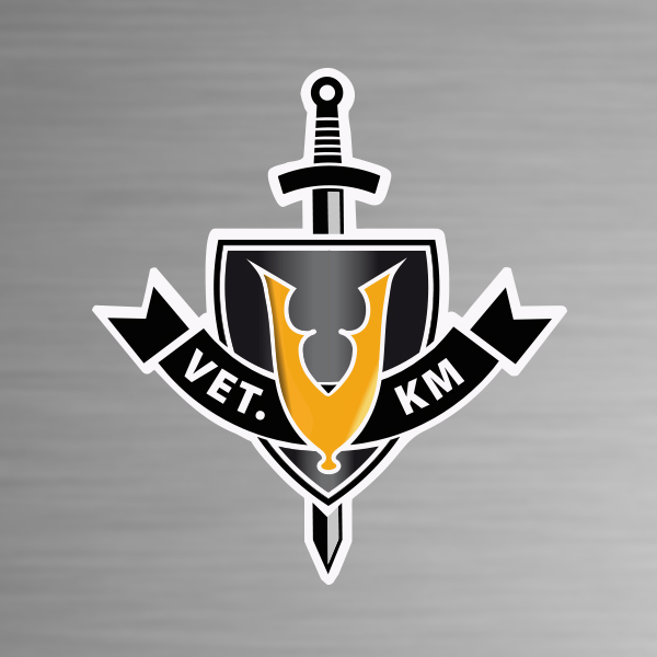 Schild/Zwaard Veteraan Sticker