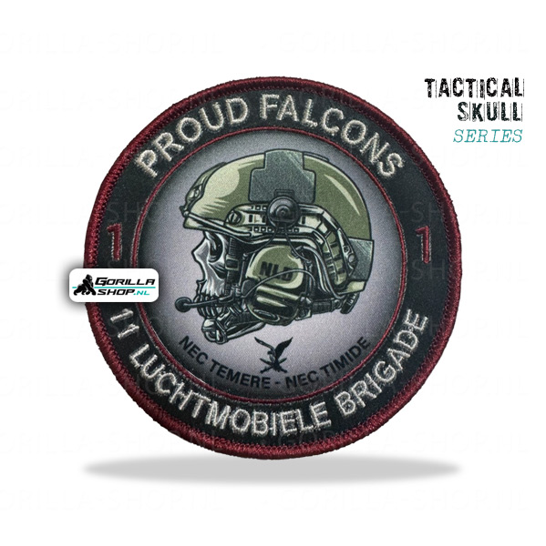 11 Luchtmobiele Brigade - Tactical Skull Patch