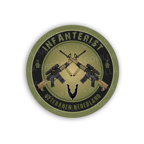 Veteraan - INFANTERIE sticker (COLT)