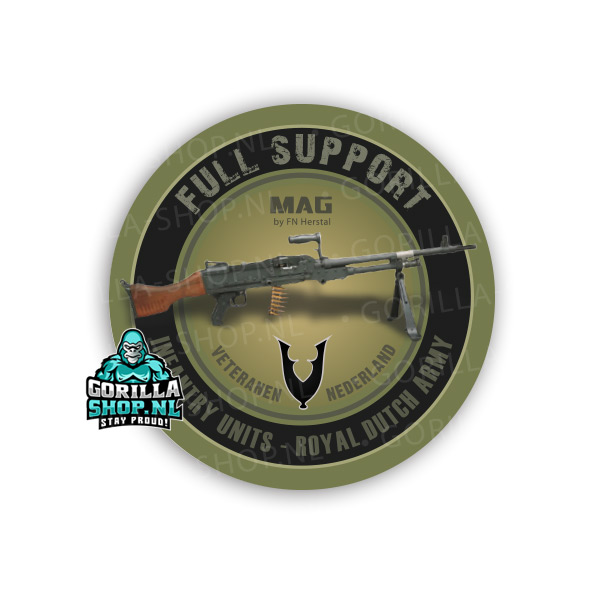 Veteraan - INFANTERIE sticker (MAG)