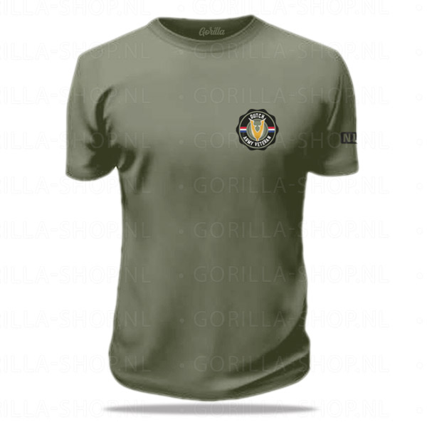 Veteraan DUTCH ARMY t-shirt (legergroen)