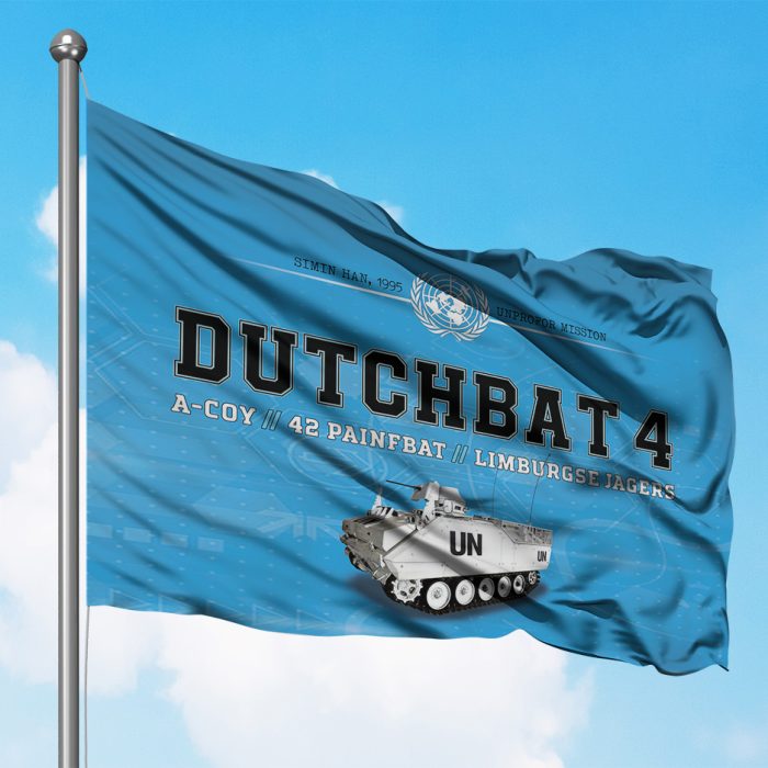 Dutchbat 4 vlag