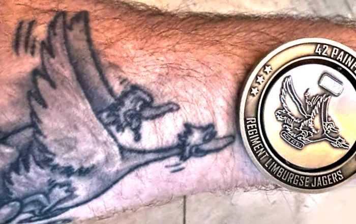 Coin en tattoo