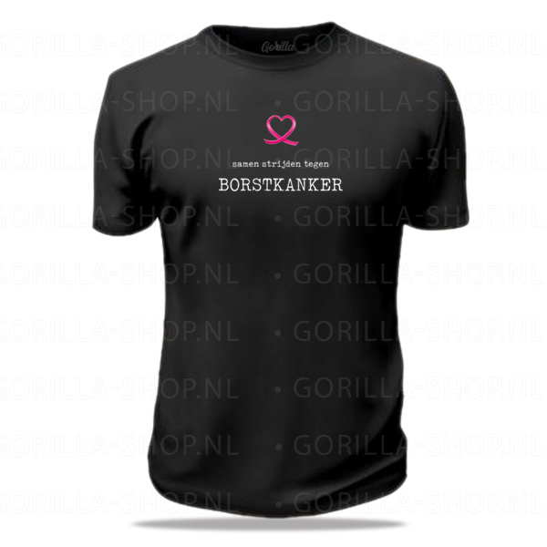 t-shirt tegen borstkanker