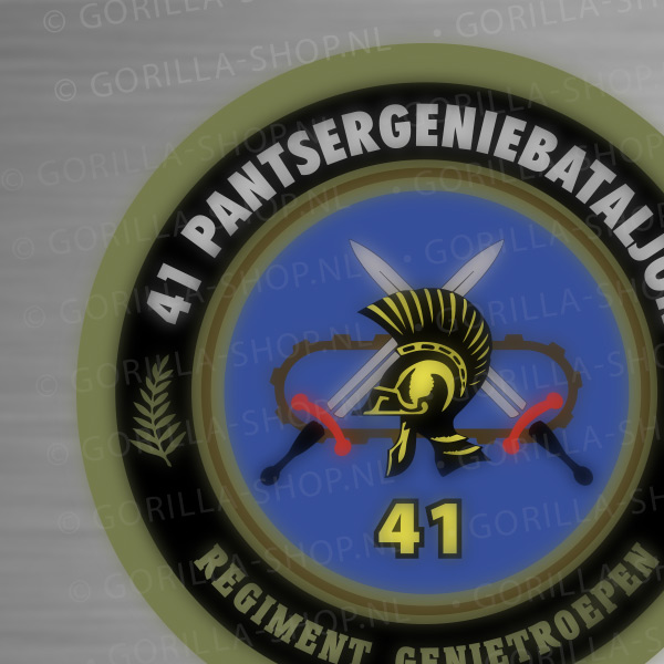 41 pantsergenie bataljon sticker