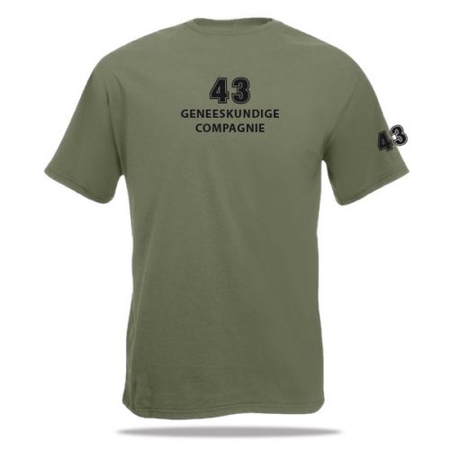 t-shirt 43 geneeskundige compagnie
