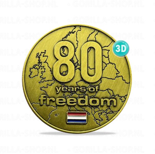 coin 80 jaar vrijheid