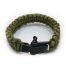 Paracord armband Legergroen
