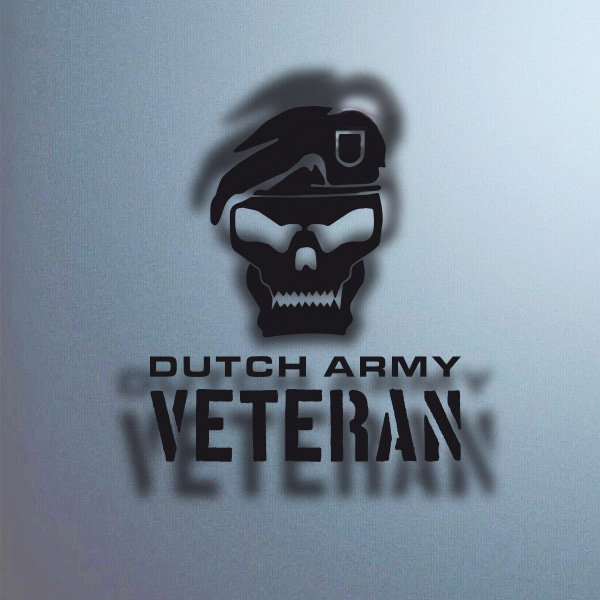 Sticker voor veteranen