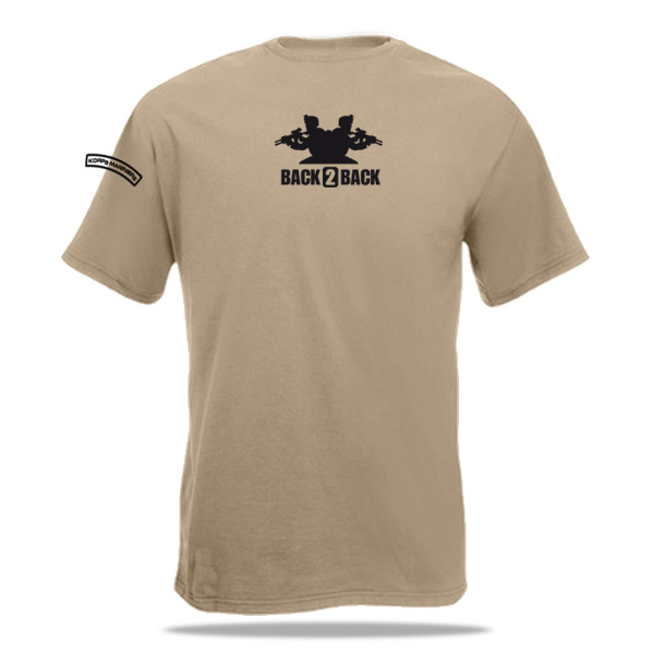 t-shirt back2back, Mariniers