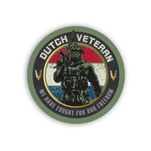 sticker Dutch Veteran